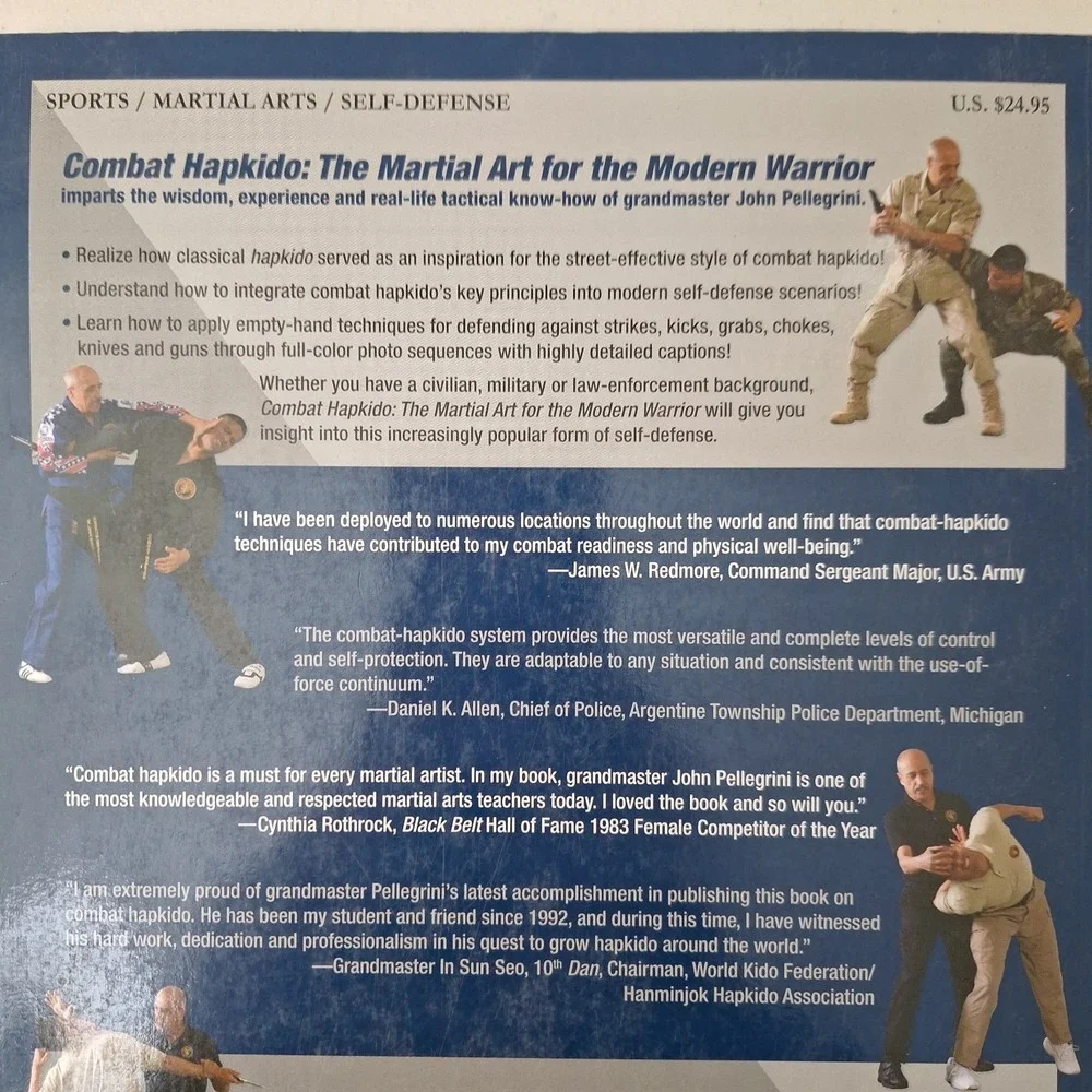 RARE Combat Hapkido: The Marial Art For The Modern Warrior, John Pellegrini Book